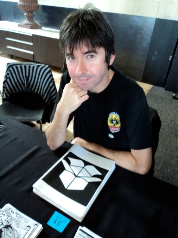 David Puckeridge with his publication 