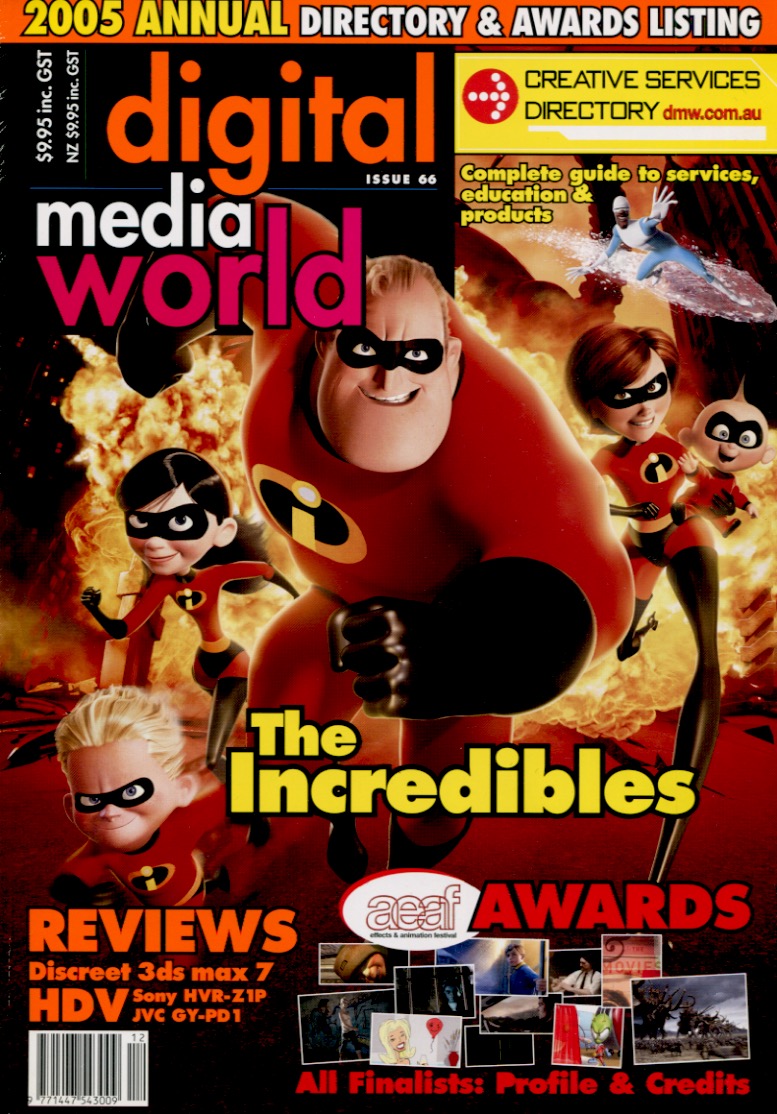 Interview with Brad Bird and Contributing Writer-Digital Media World magazine