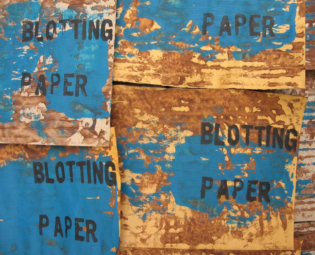 Typographic design of title on overlay and background-© 2011 Michael Hill.