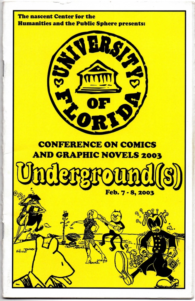 Front cover of Underground(s) conference program. (Design by William S. Kartalopoulos)