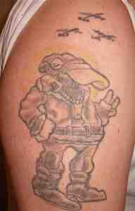 The Bodē tattoo. (Photo-© 2013 Louise Graber)