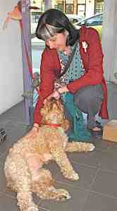 Liz Pozega and friend. (Photo-© 2013 Michael Hill)