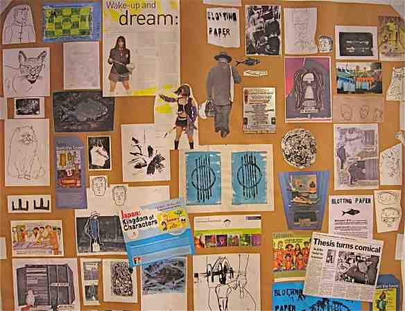 Note Board. (Photo © 2013 Michael Hill)